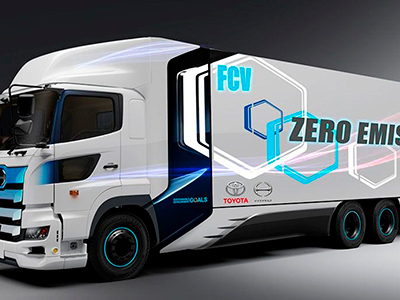 Toyota e Hino desarrollarán un camión eléctrico de pila de combustible